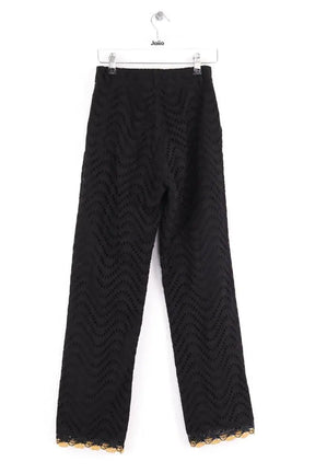 Pantalon large Jour/Né Noir en Coton