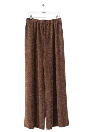 Pantalon large Karma Koma Doré en Synthétique, taille L - Seconde Main