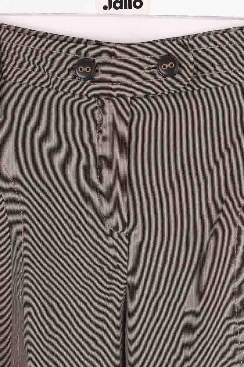 Pantalon large Kenzo Gris en Laine