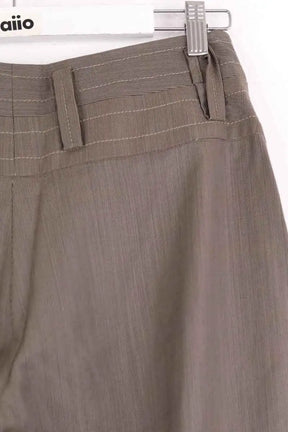 Pantalon large Kenzo Gris en Laine