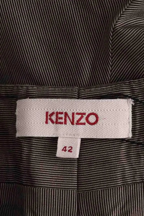 Pantalon large Kenzo Gris en Laine