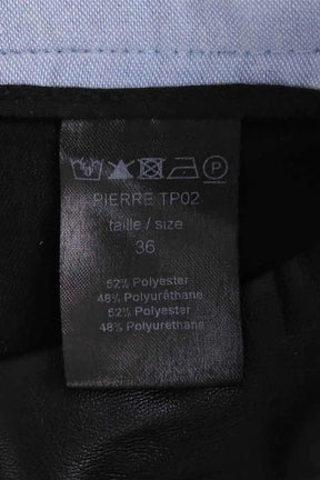 Pantalon large Leon & Harper Noir en Synthétique