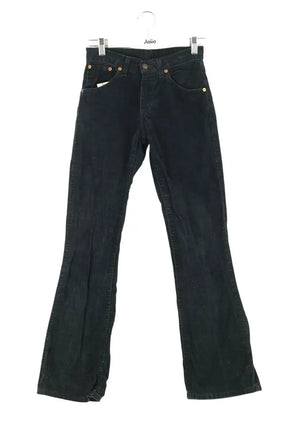 Pantalon large Levi's Noir en Coton, taille XXS - Seconde Main