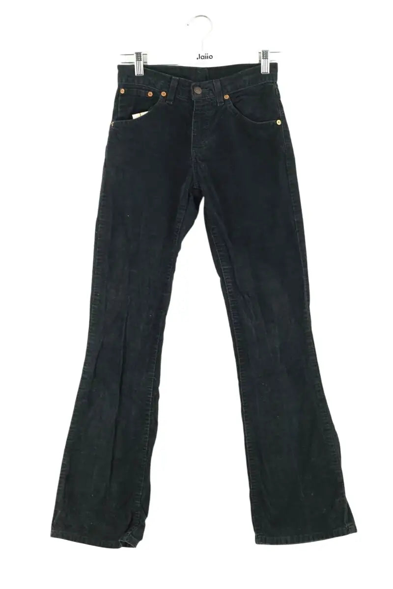 Pantalon large Levi's Noir en Coton, taille XXS - Seconde Main