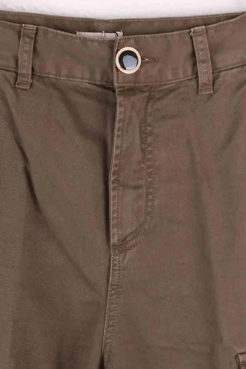 Pantalon large Liu Jo Marron en Coton