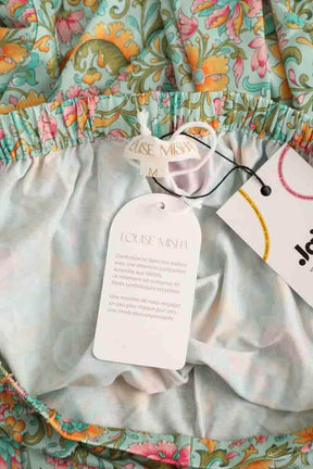 Pantalon large Louise Misha Bleu en Polyamide