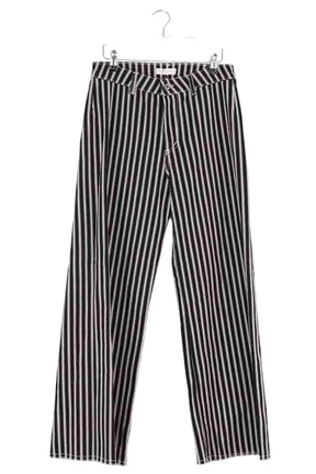 Pantalon large Maison Hotel Noir en Coton, taille L - Seconde Main