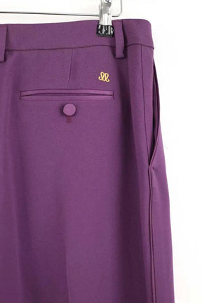 Pantalon large Maison Sarah Lavoine Violet en Polyester