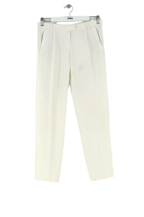 Pantalon large Maje Blanc en Polyester, taille S - Seconde Main