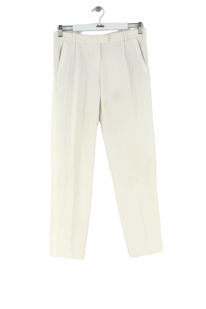Pantalon large Maje Blanc en Polyester, taille S - Seconde Main