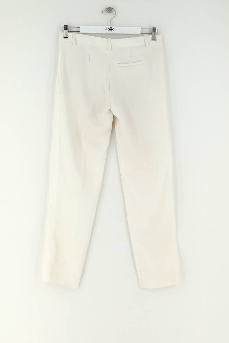 Pantalon large Maje Blanc en Polyester