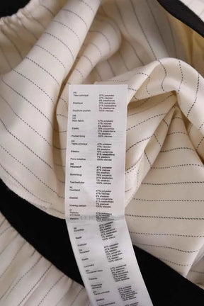 Pantalon large Maje Blanc en Synthétique