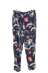 Pantalon large Maje Marine en Viscose, taille M - Seconde Main