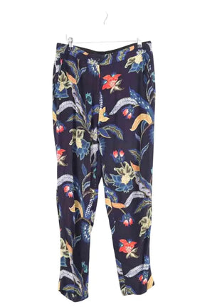 Pantalon large Maje Marine en Viscose, taille M - Seconde Main