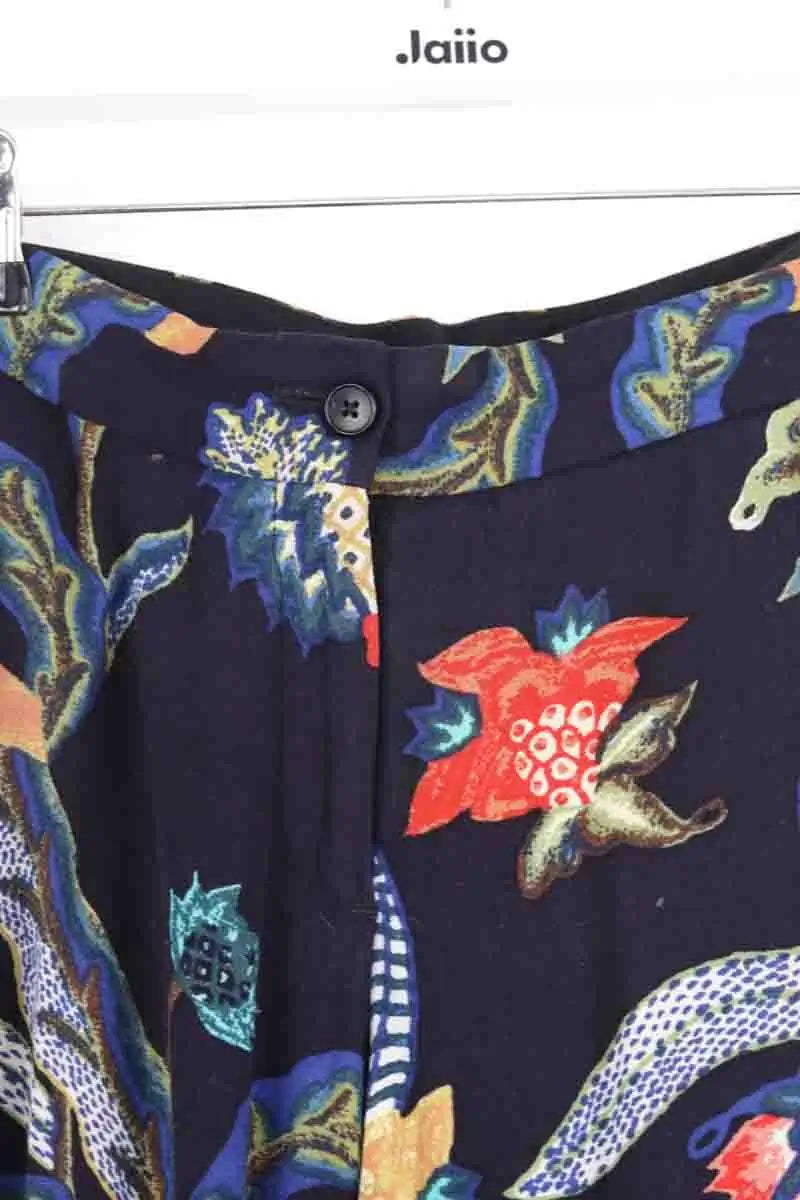 Pantalon large Maje Marine en Viscose