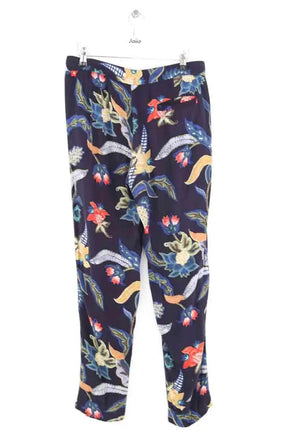 Pantalon large Maje Marine en Viscose
