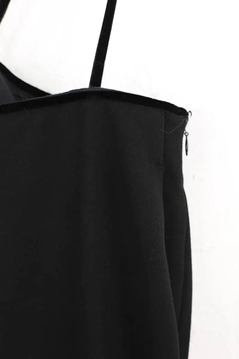 Pantalon large Maje Noir en Coton