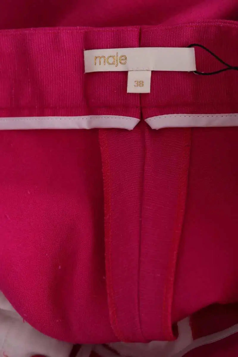 Pantalon large Maje Rose en Viscose