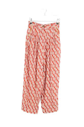 Pantalon large Make My Lemonade Rouge en Viscose, taille XS - Seconde Main