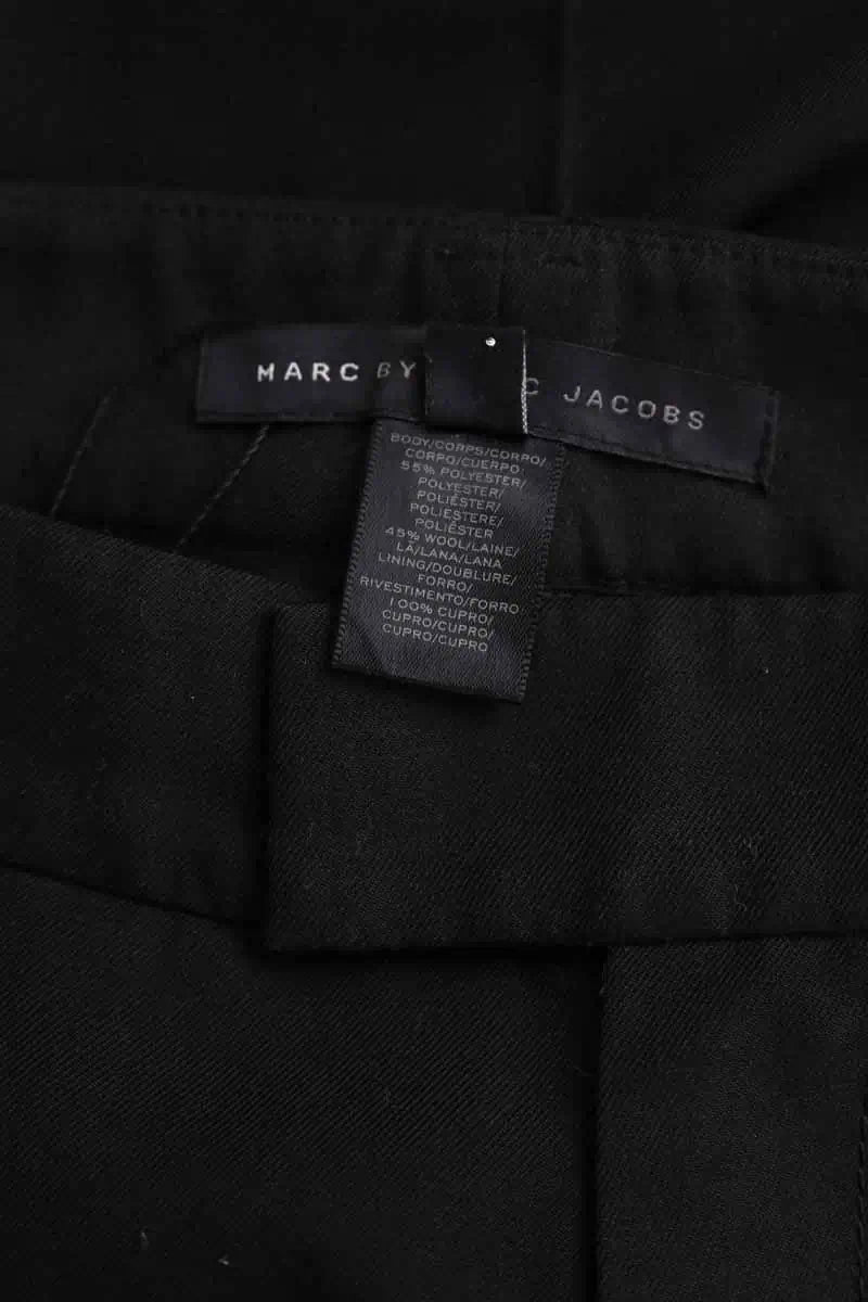 Pantalon large Marc By Marc Jacobs Noir en Synthétique