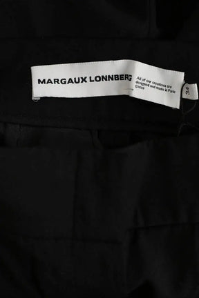 Pantalon large Margaux Lonnberg Noir en Laine