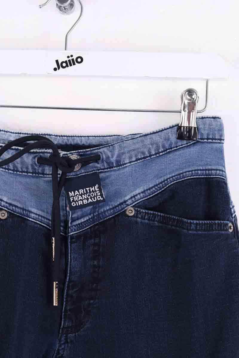 Pantalon large Marithé & François Girbaud Bleu en Coton