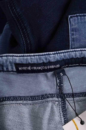 Pantalon large Marithé & François Girbaud Bleu en Coton
