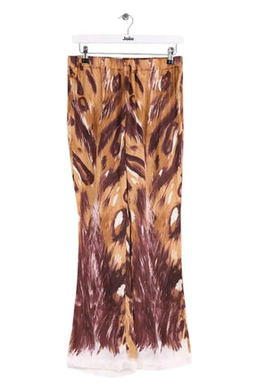 Pantalon large Marni Marron en Viscose, taille M - Seconde Main