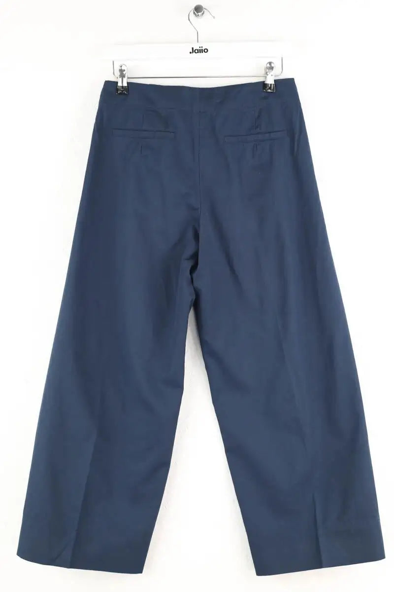 Pantalon large Max Mara Bleu en Coton