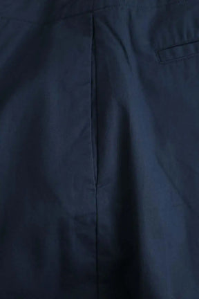 Pantalon large Max Mara Bleu en Coton