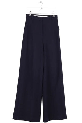 Pantalon large Max Mara Marine en Laine, taille M - Seconde Main