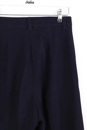 Pantalon large Max Mara Marine en Laine