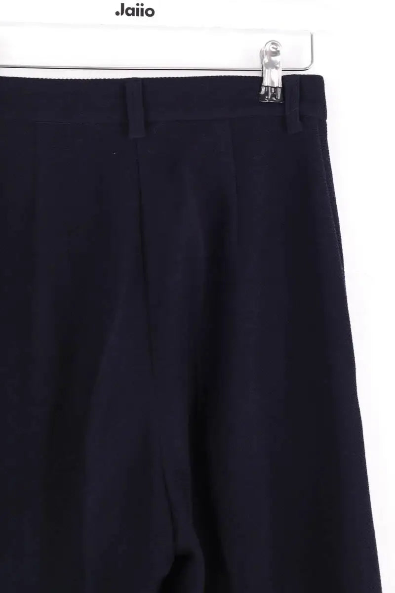 Pantalon large Max Mara Marine en Laine