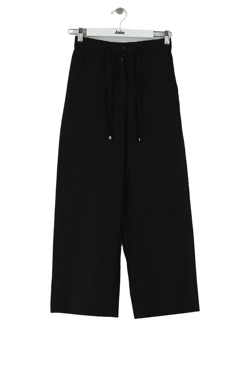 Pantalon large Max Mara Noir en Laine, taille XS - Seconde Main