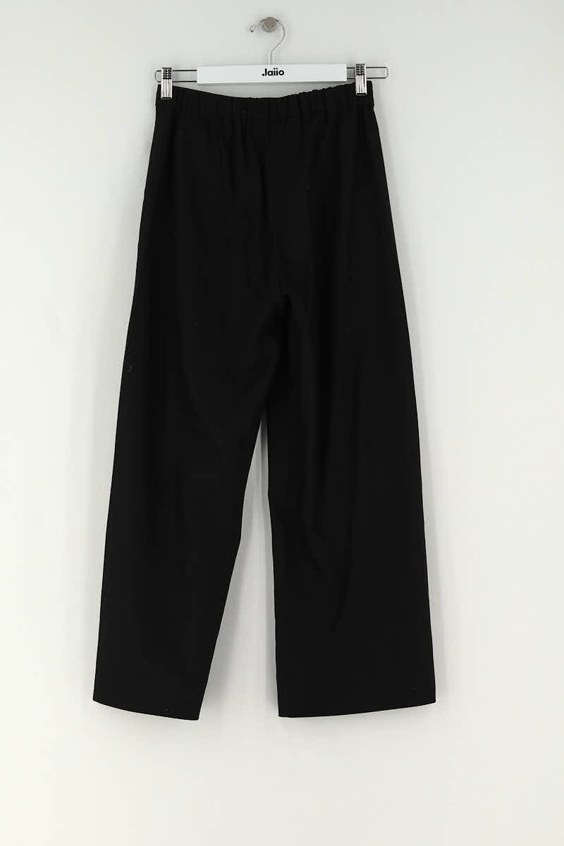 Pantalon large Max Mara Noir en Laine