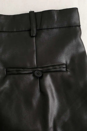 Pantalon large Mes Demoiselles Noir en Polyester
