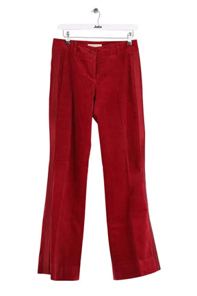 Pantalon large Michael Kors Bordeaux en Synthétique, taille M - Seconde Main