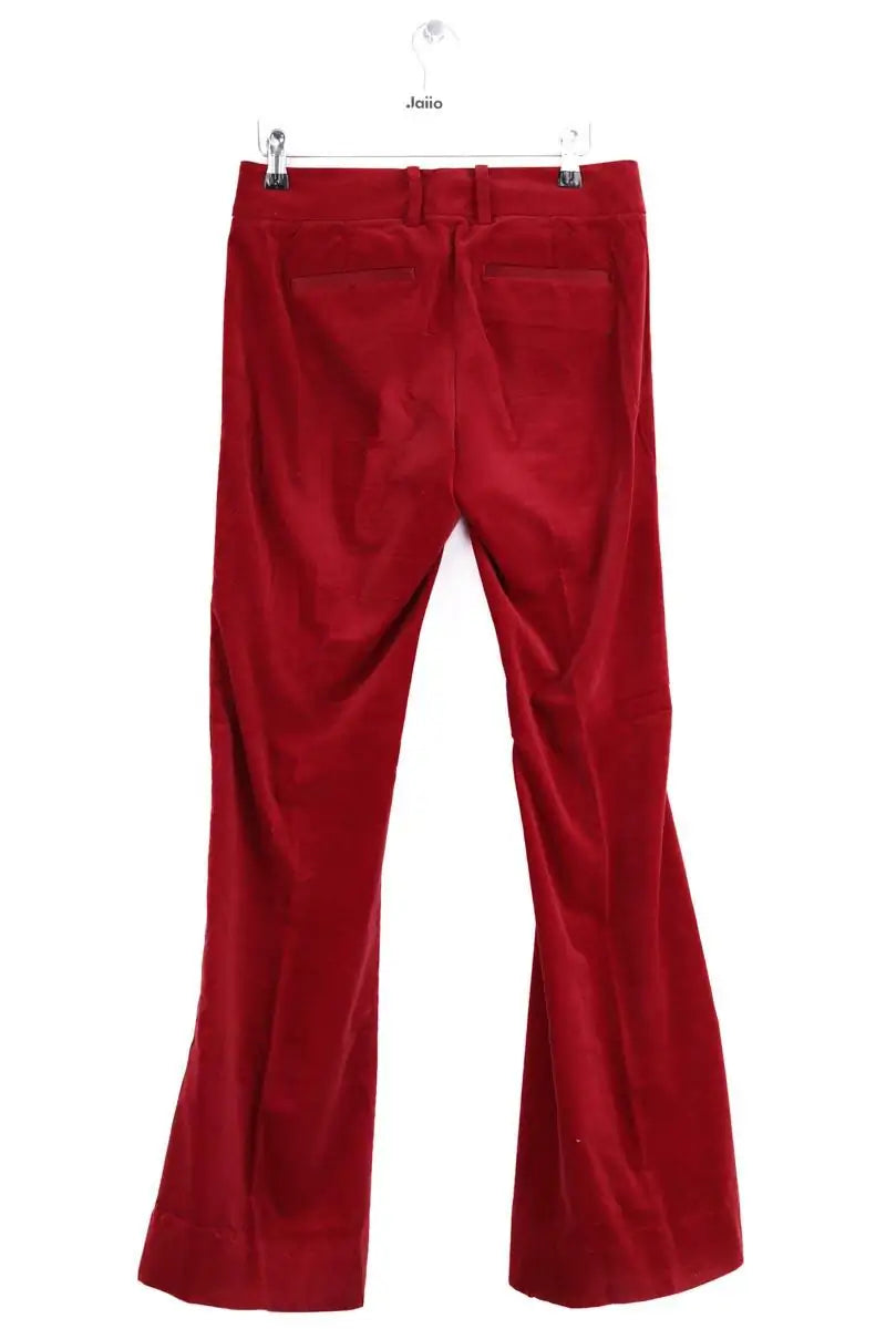 Pantalon large Michael Kors Bordeaux en Synthétique