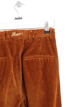 Pantalon large Mister K Camel en Coton