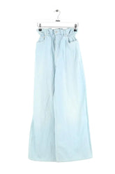 Pantalon large Miu Miu Bleu en Coton, taille 4XL - Seconde Main