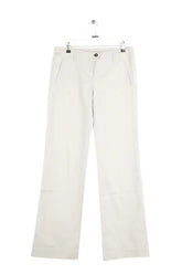 Pantalon large Miu Miu Gris en Coton, taille M - Seconde Main