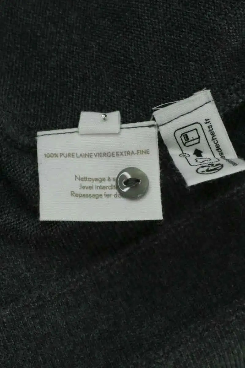 Pantalon large Molli Gris en Laine