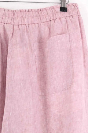 Pantalon large Momoni Rose en Lin