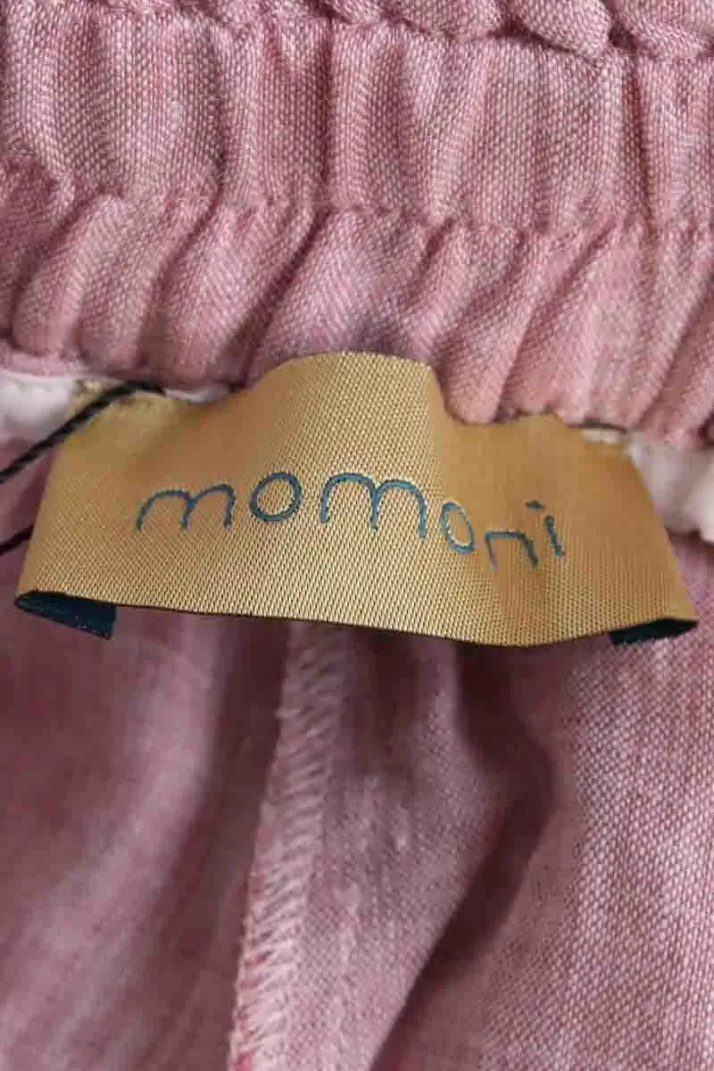 Pantalon large Momoni Rose en Lin