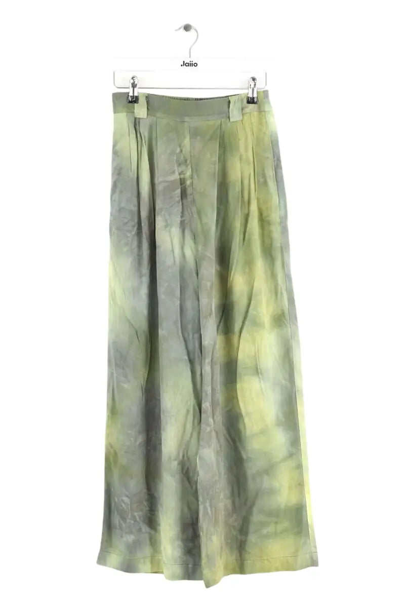 Pantalon large Momoni Vert en Viscose, taille XS - Seconde Main