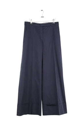 Pantalon large Nina Ricci Bleu en Coton, taille M - Seconde Main