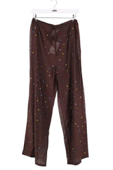 Pantalon large Oséree Gem pants Marron en Coton, taille M - Seconde Main
