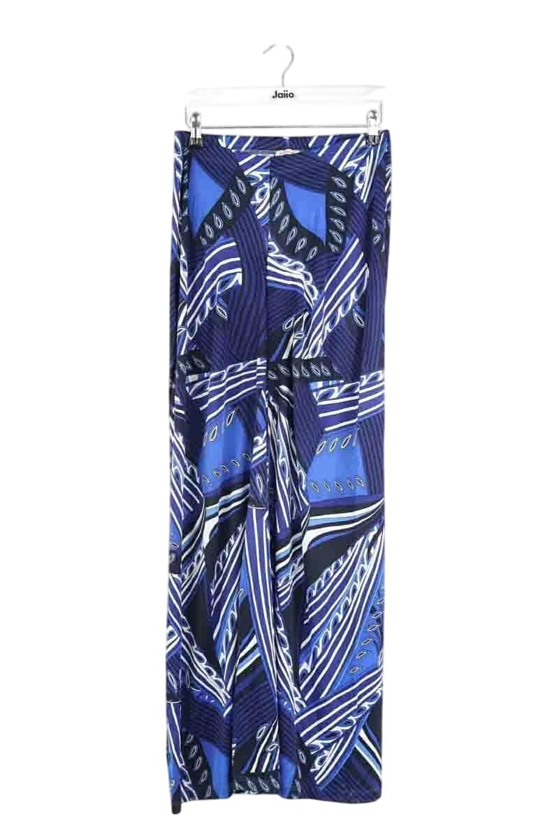 Pantalon large Parosh Bleu en Viscose, taille M - Seconde Main