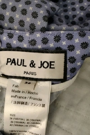 Pantalon large Paul & Joe Bleu en Viscose