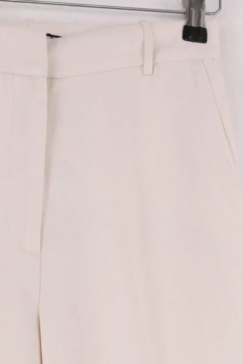 Pantalon large Paul & Joe Ecru en Synthétique